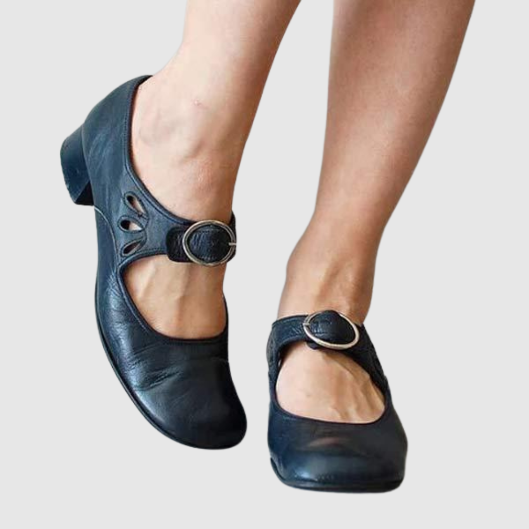 Daisy | Leather Mary Jane Clogs