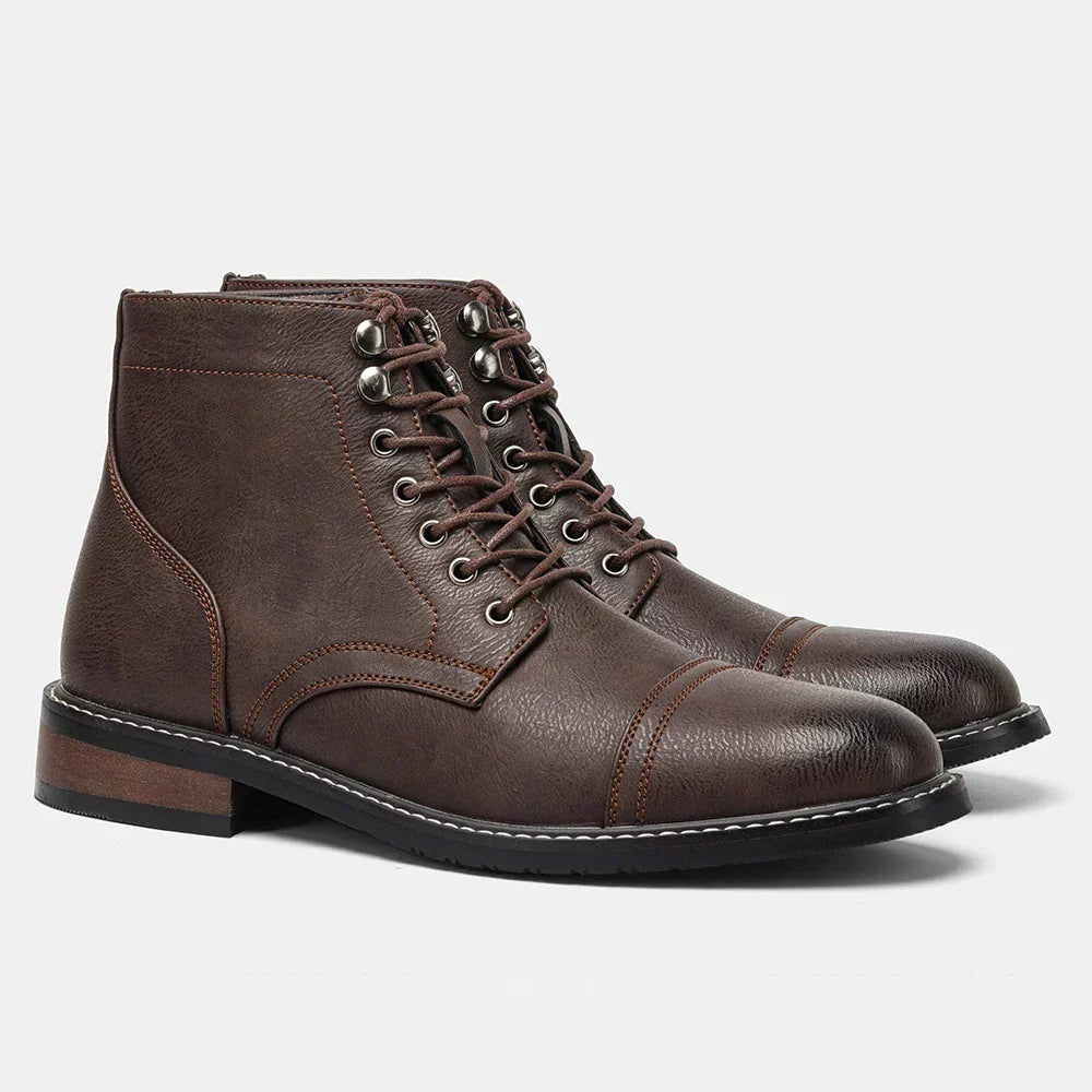Felix | Classic Men's Leather Boots with Non-Slip Sole