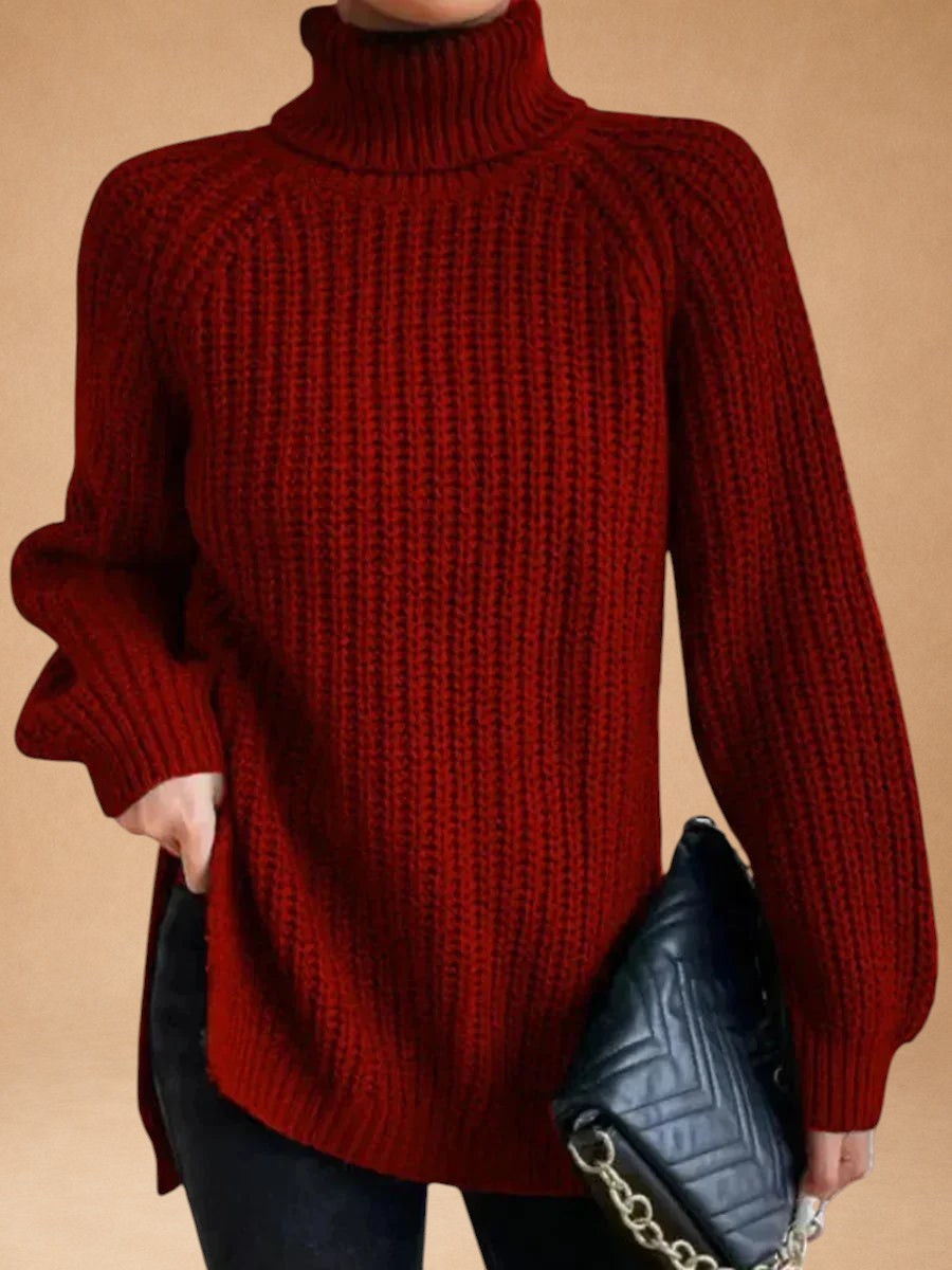 Mary | Warm Oversized Roll-Neck Jumper