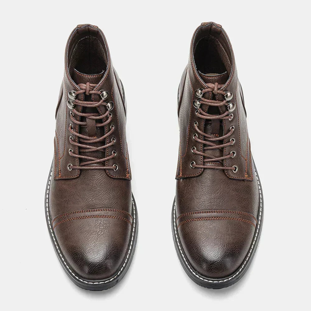Felix | Classic Men's Leather Boots with Non-Slip Sole