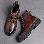 Isaac | Durable Men's Lace-Up Outdoor Ankle Boots