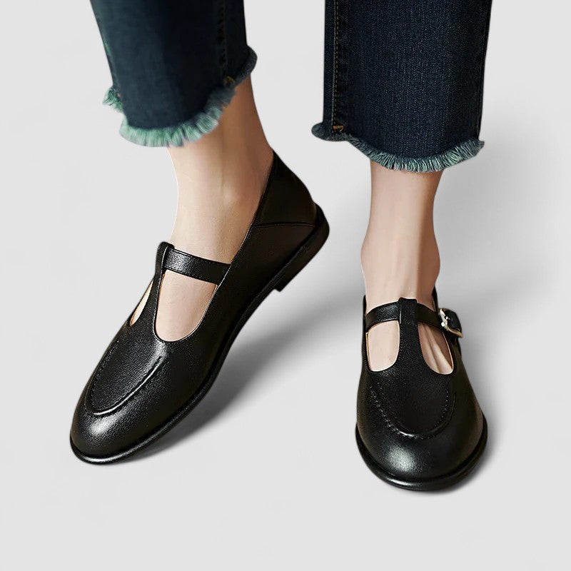 Camilla | Orthopaedic Low-Heel Mary Jane Shoes