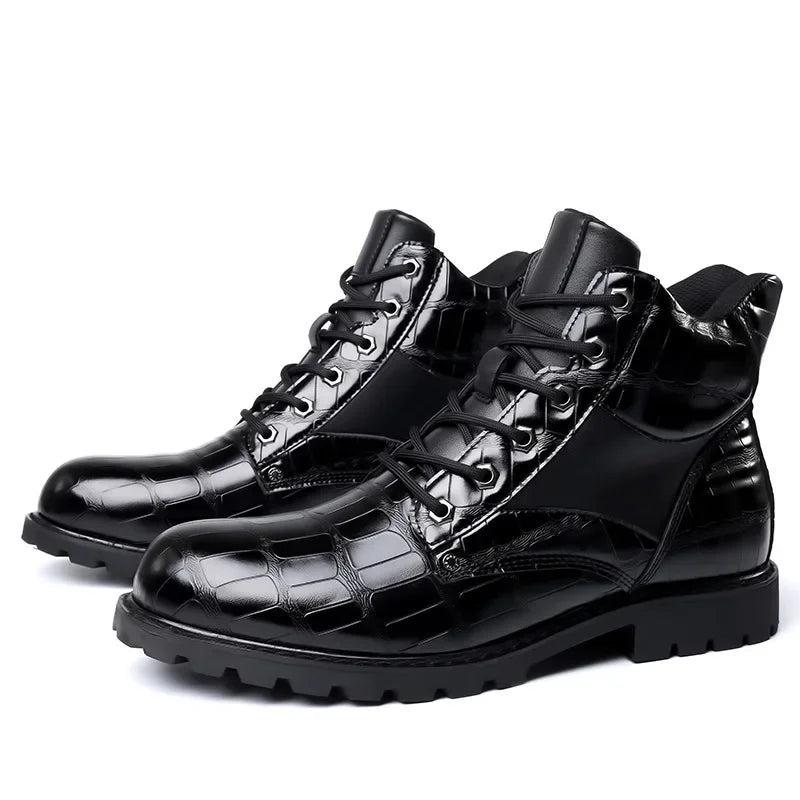 Edmund | Luxury Men's Croc Boots