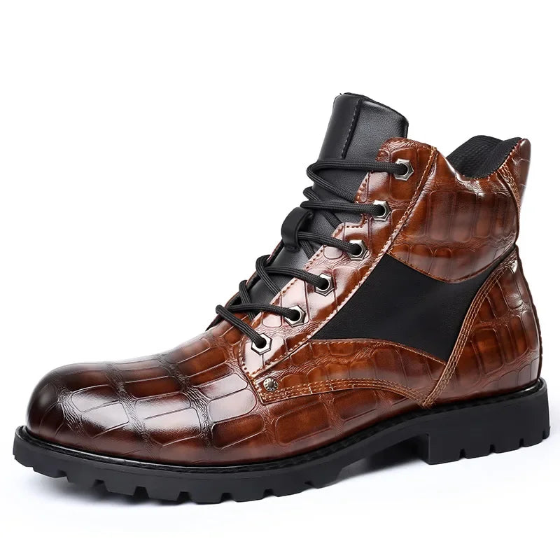 Edmund | Luxury Men's Croc Boots