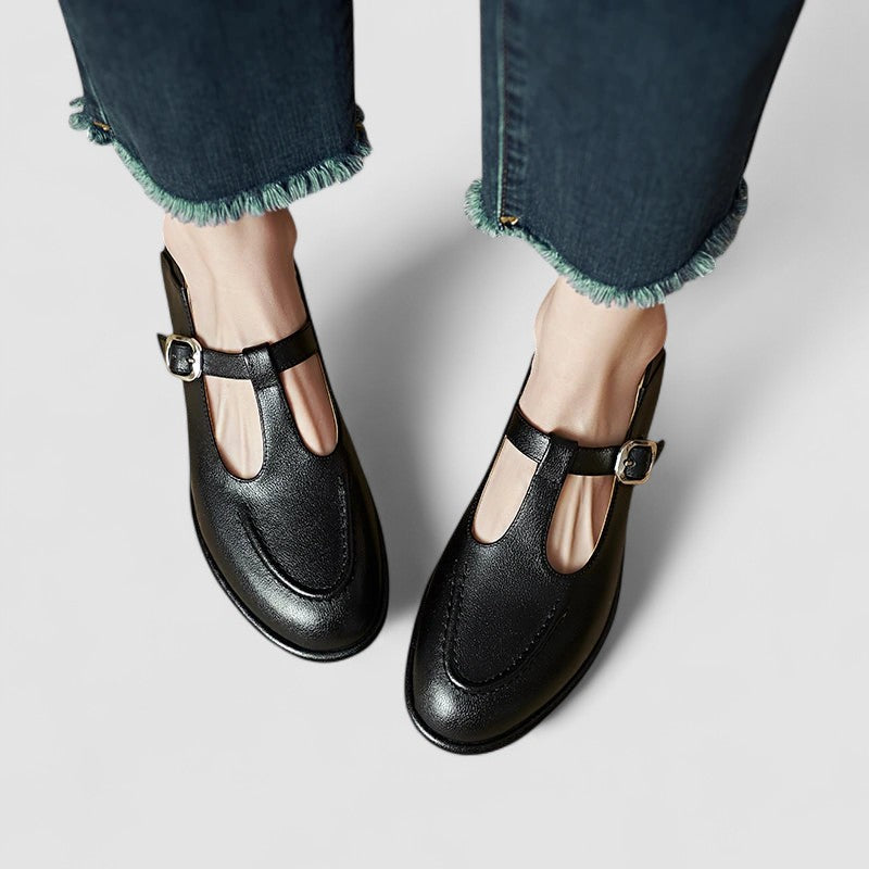 Camilla | Orthopaedic Low-Heel Mary Jane Shoes