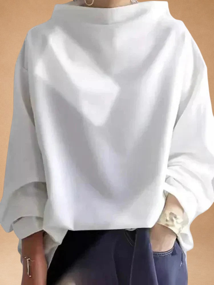 Georgia | Modern High-Neck Top with Dolman Sleeves