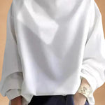Georgia | Modern High-Neck Top with Dolman Sleeves