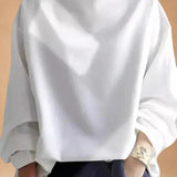 Georgia | Modern High-Neck Top with Dolman Sleeves