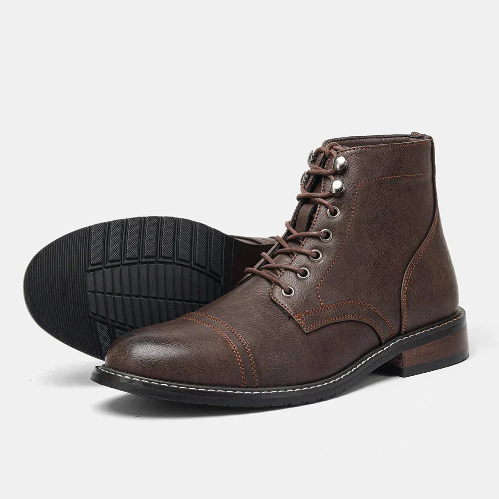 Felix | Classic Men's Leather Boots with Non-Slip Sole