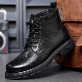 Isaac | Durable Men's Lace-Up Outdoor Ankle Boots