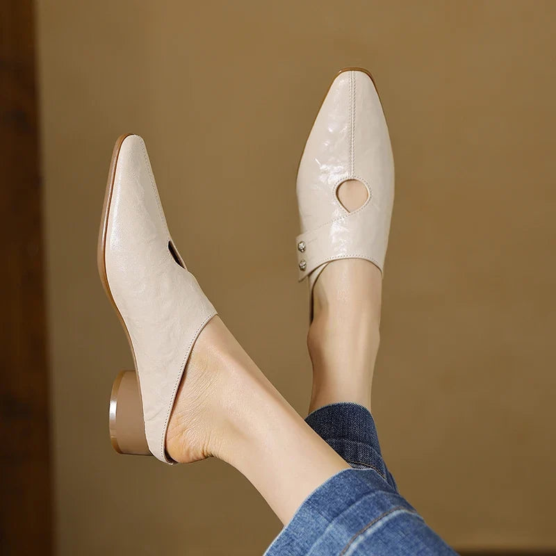 Ophelia | Genuine Leather Clogs
