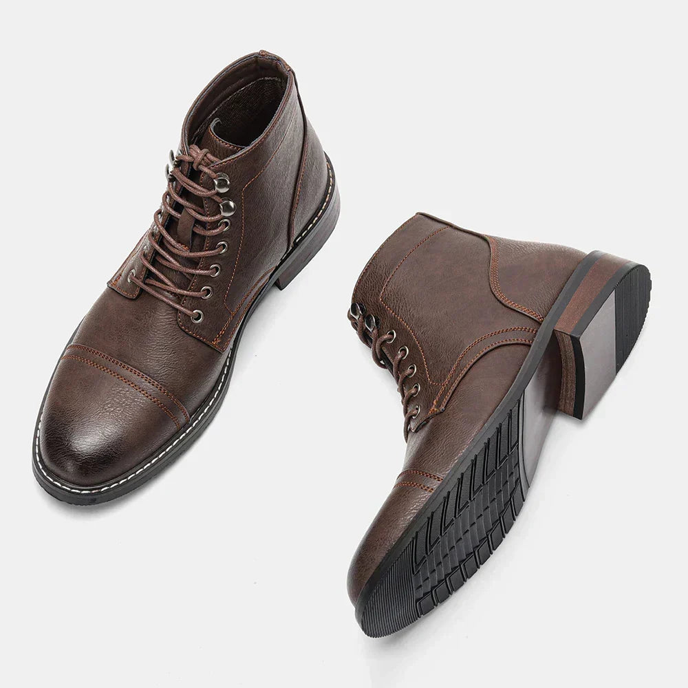 Felix | Classic Men's Leather Boots with Non-Slip Sole