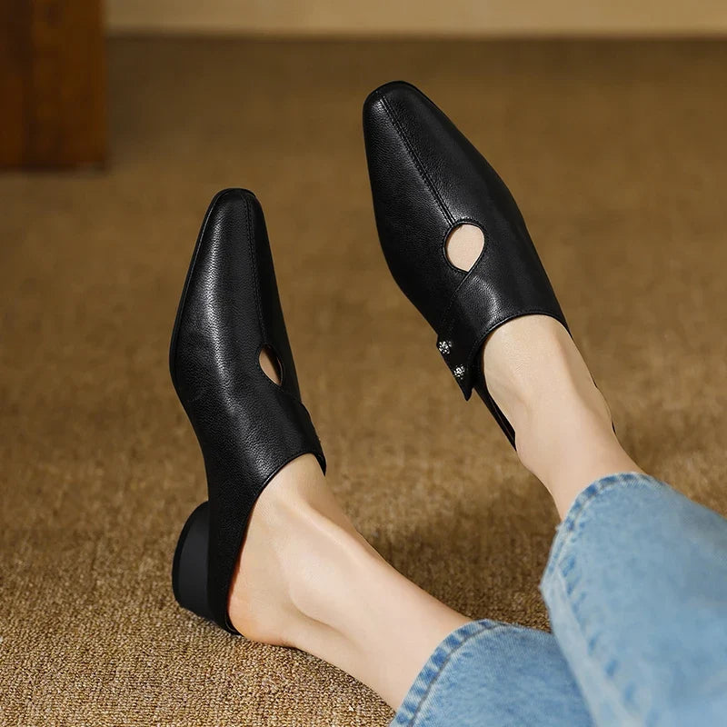 Ophelia | Genuine Leather Clogs