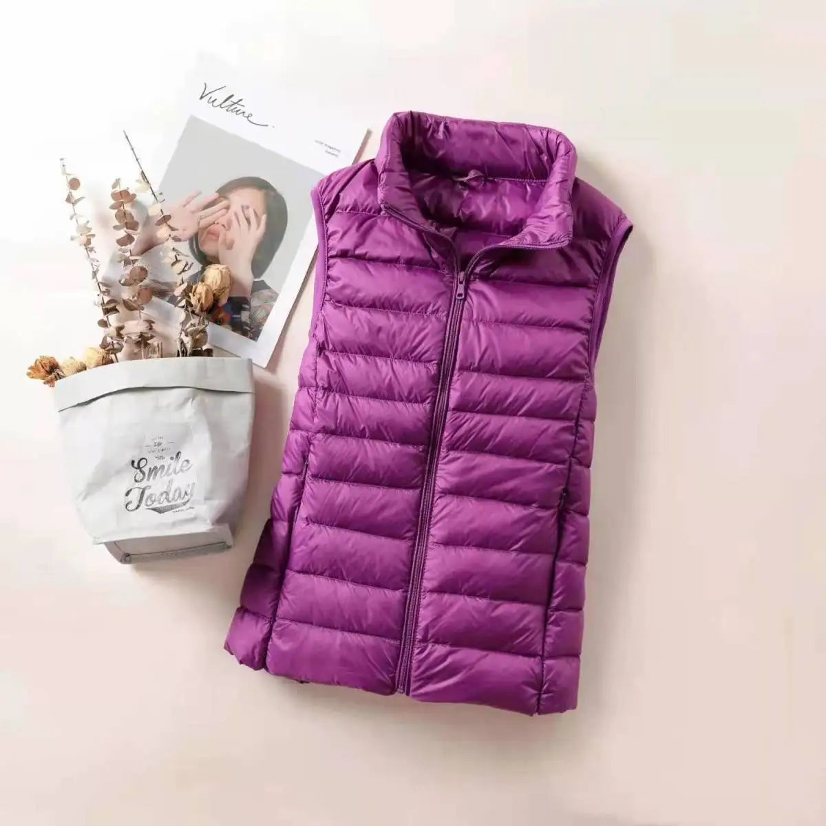 Sylvia | Ultra-Light Gilet in Ten Colours