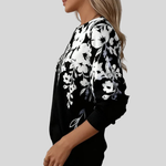 Miranda | Floral Zip Top