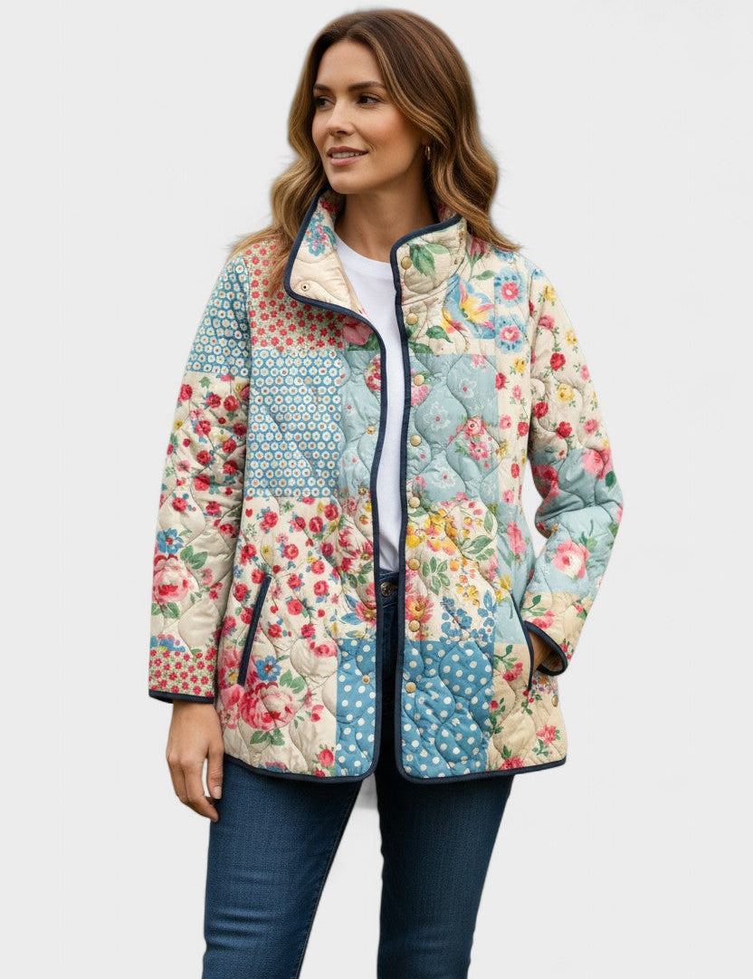 Vera | Floral Patchwork Jacket