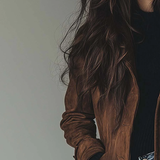 Alexandra | Vintage Suede Trench Coat