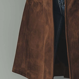 Alexandra | Vintage Suede Trench Coat