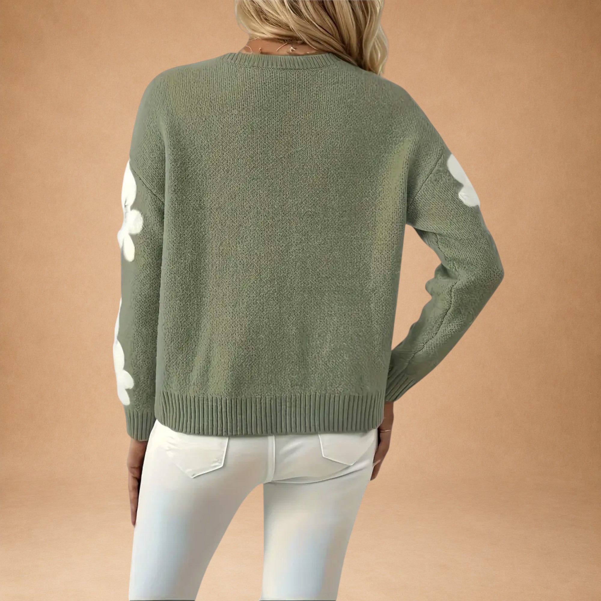 Sylvia | Soft Floral Pattern Jumper