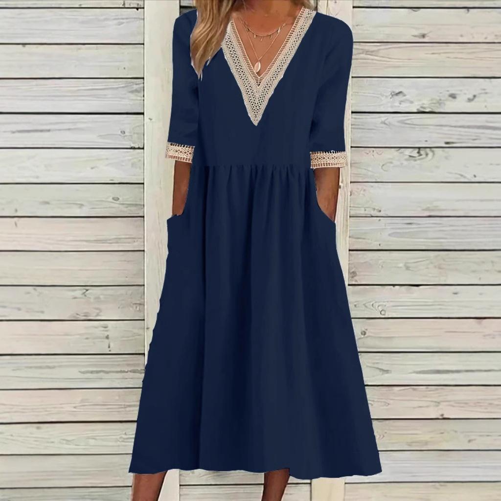 Caitlin | Lace Midi Dress
