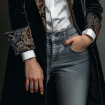 Octavia | Cropped Baroque Blazer