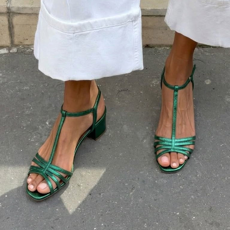 Ava | Everyday Elegance Golden Sandals