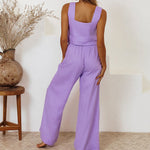Annie | Top and Wide-Leg Trousers Set