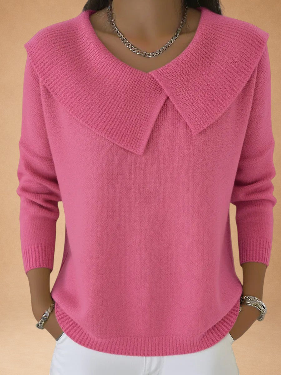 Natalie | Warm Jumper with Soft Collar