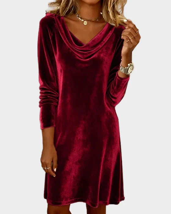 Nadine | Velvet Dress
