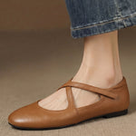 Ada | Genuine Leather Ballet Flats
