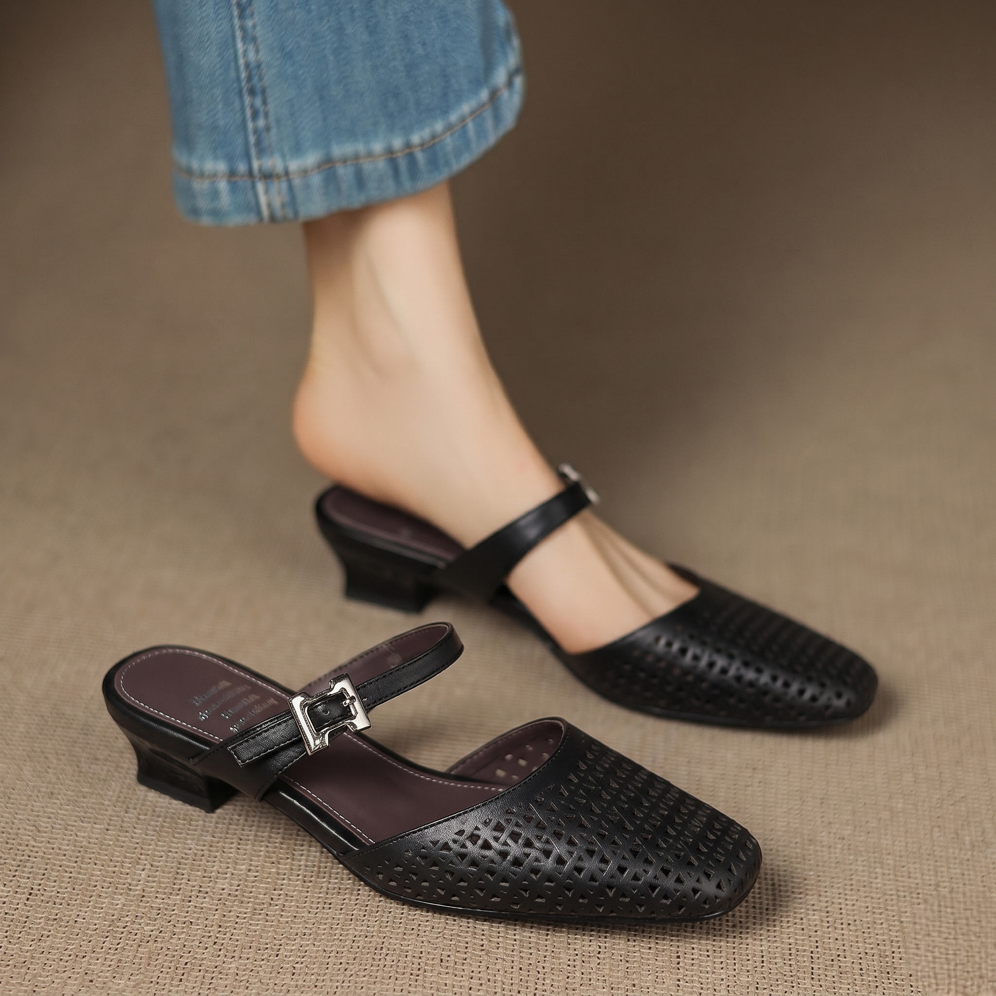 Naomi | Genuine Leather Clogs