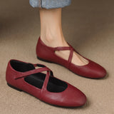Ada | Genuine Leather Ballet Flats