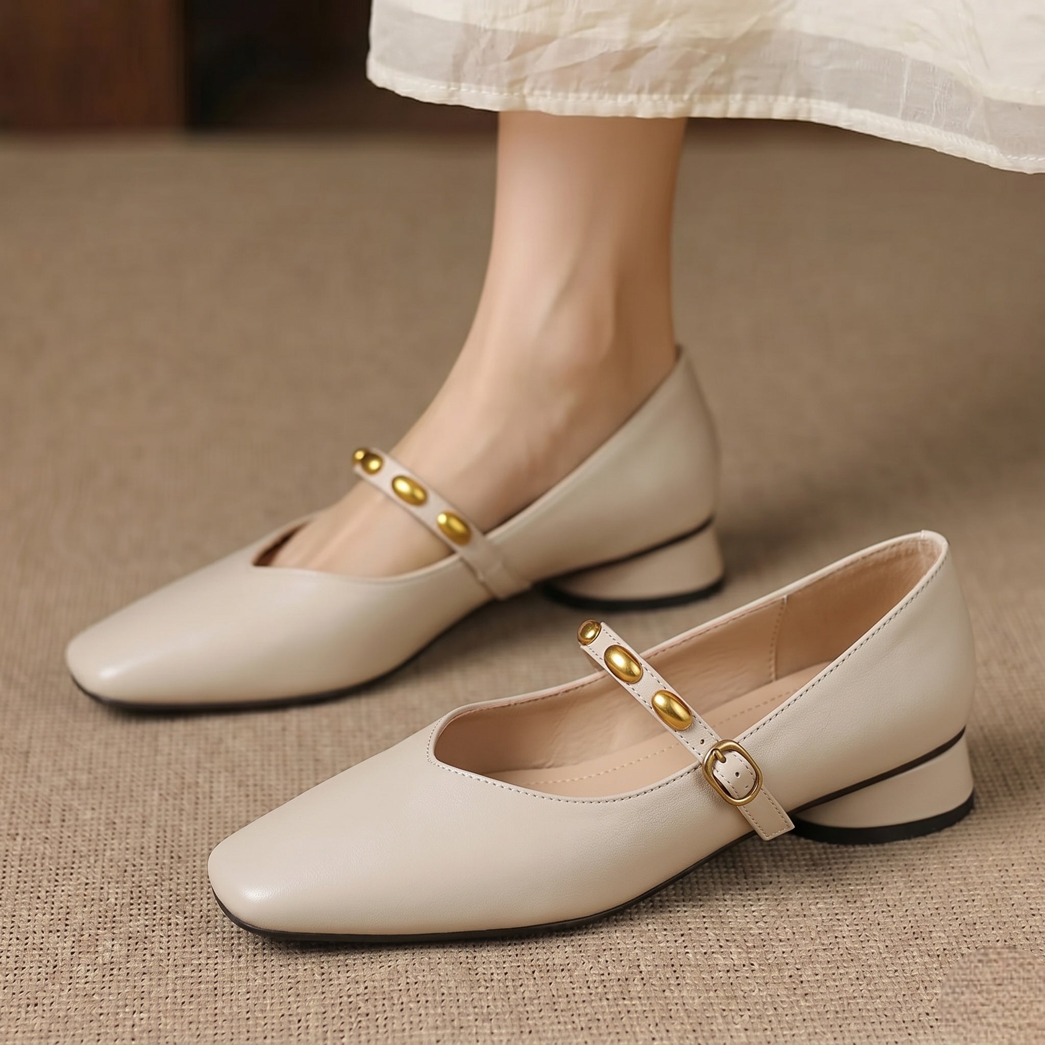 Zara | Genuine Leather Ballet Flats