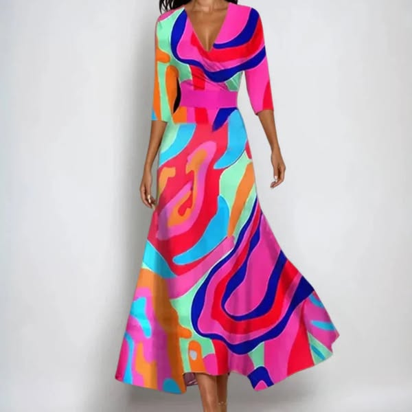 Katie | Elegant Floral Dress