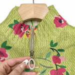 Ellen | Green Floral Pattern Cardigan