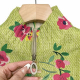 Ellen | Green Floral Pattern Cardigan