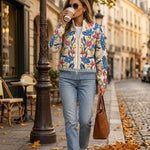 Barbara | Botanical Floral Pattern Cardigan