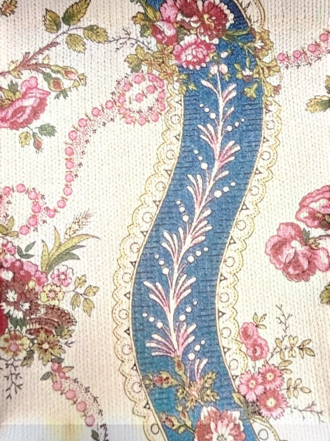 Sabrina | Pink Clematis Pattern Cardigan