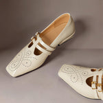 Maisie | Double-Strap Brogue Mary Jane Shoe