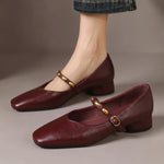 Zara | Genuine Leather Ballet Flats