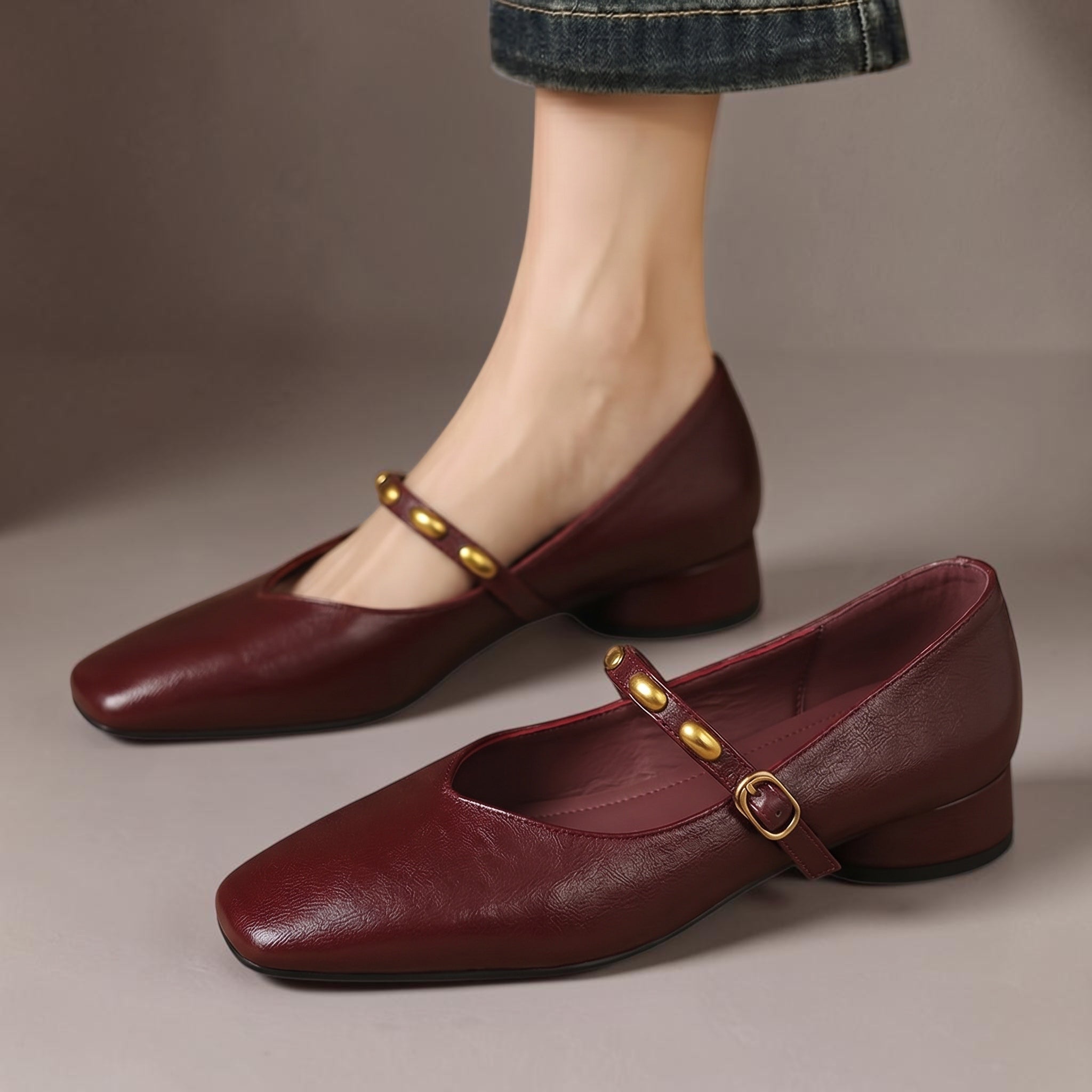 Zara | Genuine Leather Ballet Flats