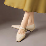 Amy | Panelled Mary Jane Heels