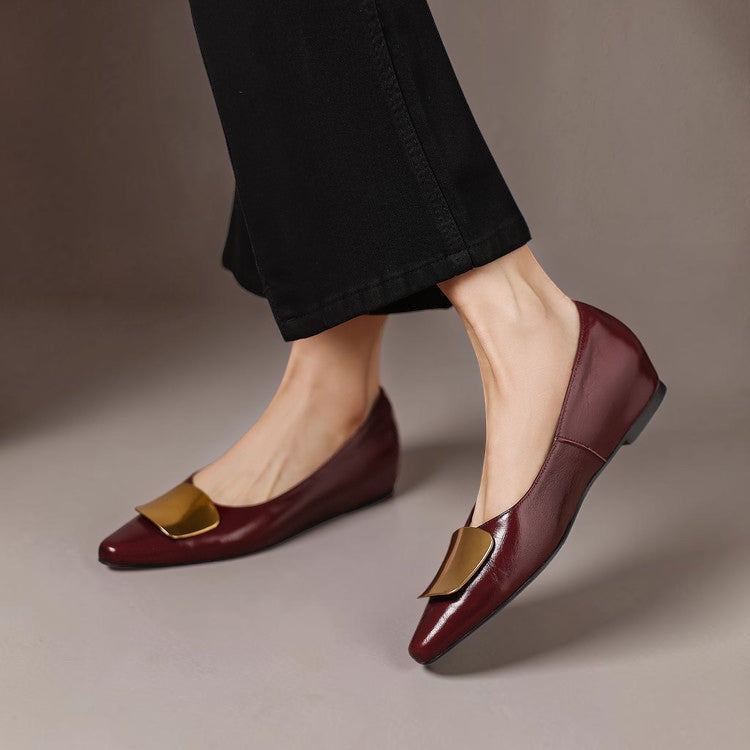 Louisa | Genuine Leather Ballet Flats