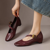 Queenie | Round-Toe Mary Jane Shoe