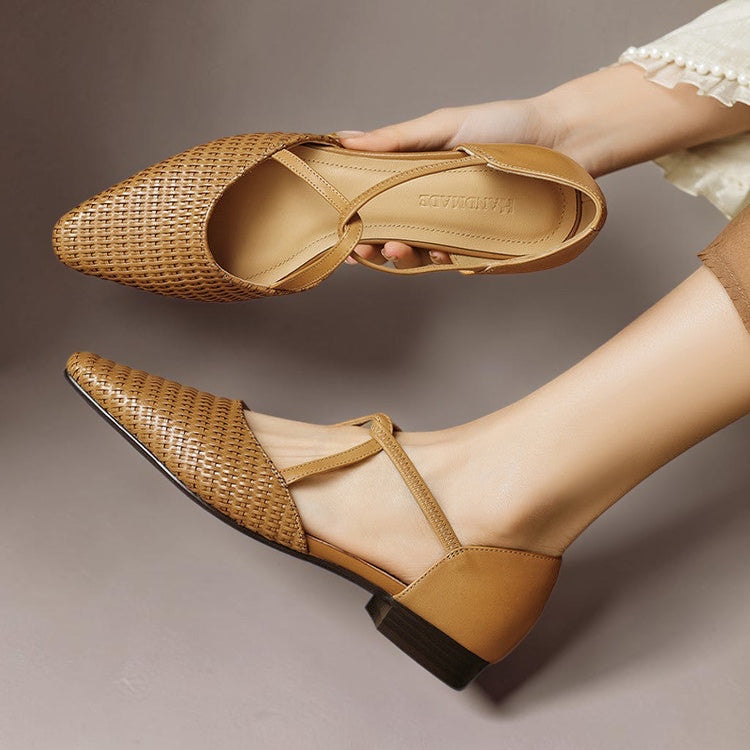 Delia | Genuine Leather Heels