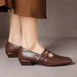 Maisie | Double-Strap Brogue Mary Jane Shoe