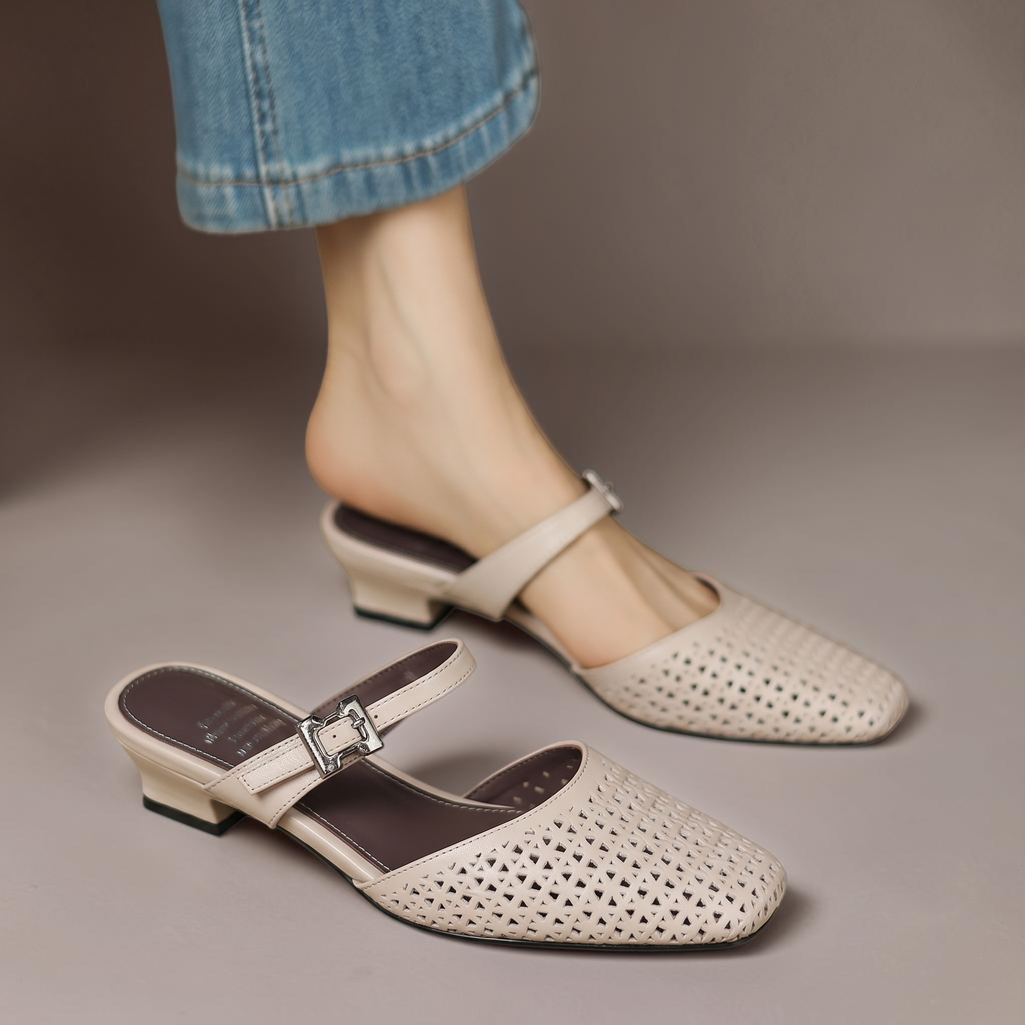 Naomi | Genuine Leather Clogs