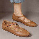 Ada | Genuine Leather Ballet Flats
